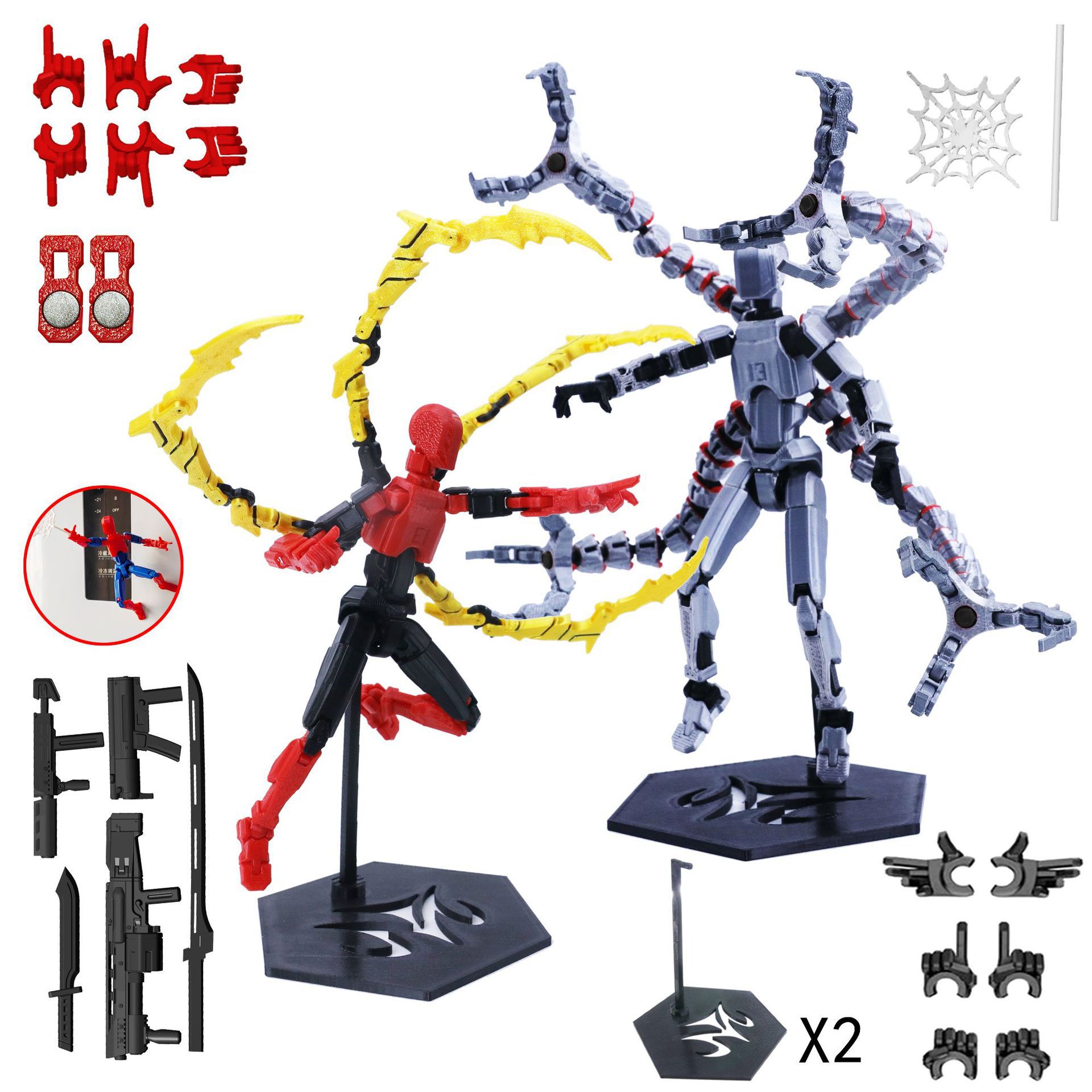 3D Printing For Dummies - 3D Printed Robot Model Toy Movable