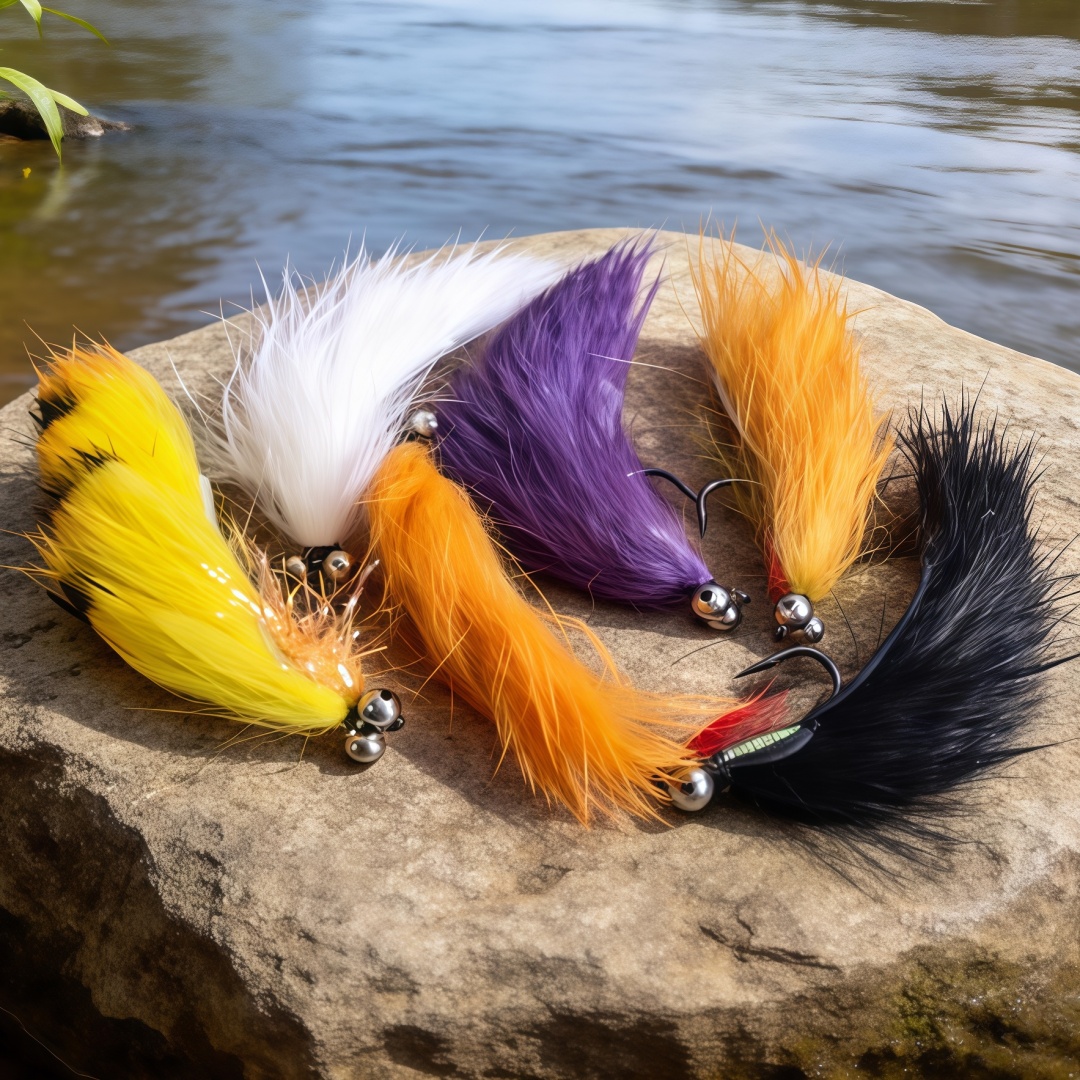 3D Printing Lure - 5PCS Zonker Streamer Flies with 3D