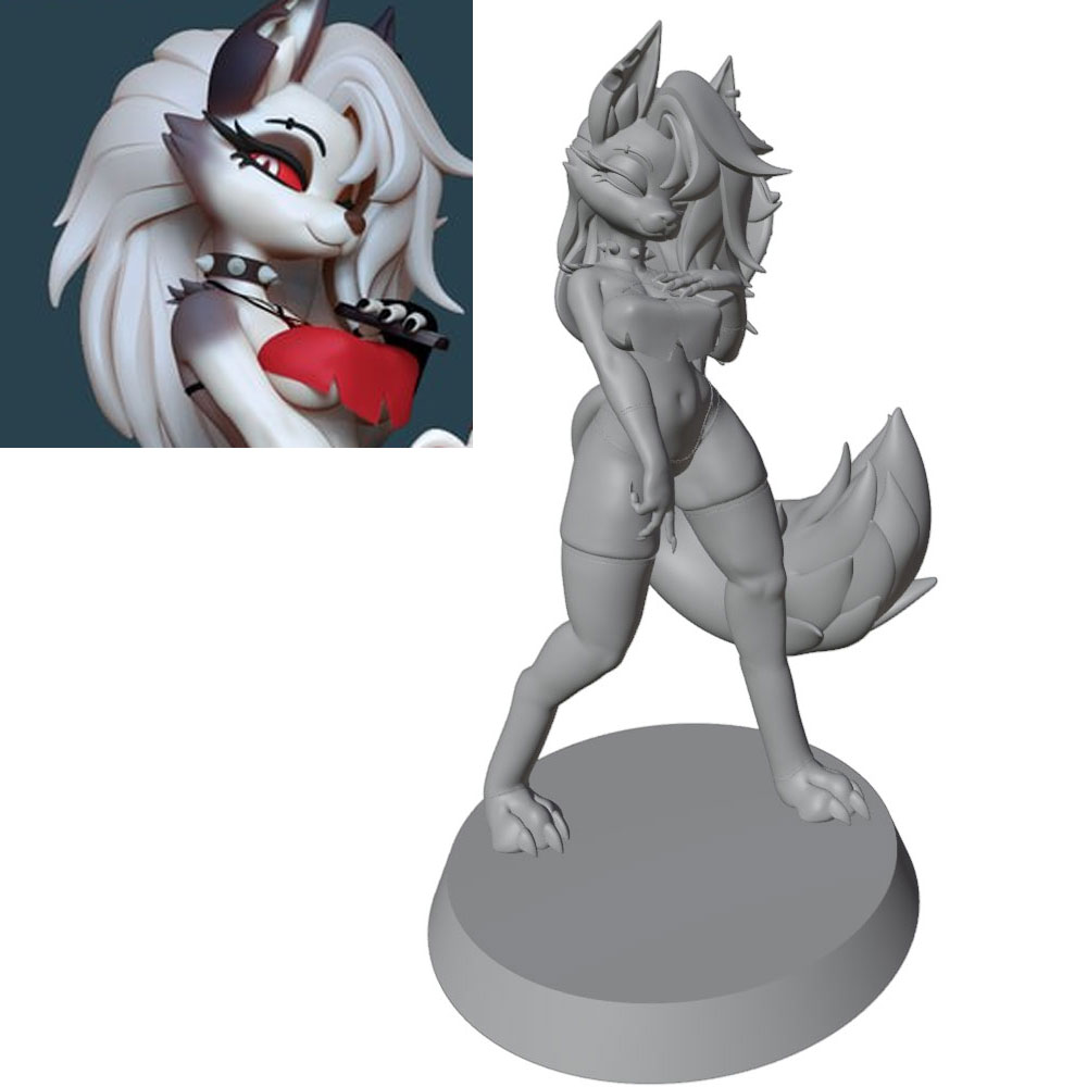 3D Printing Jobs - 1/24=75mm-1/10=175mm Anime Character Statue GK Miniature