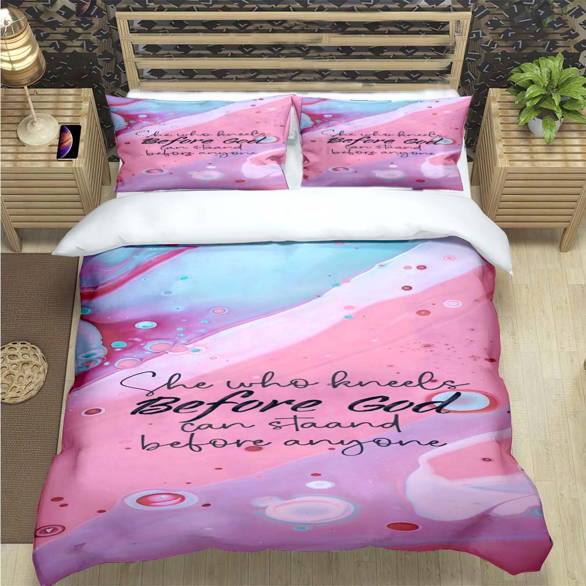3D Printing Verse - Hot Bible Verses Jesus Print Bedding