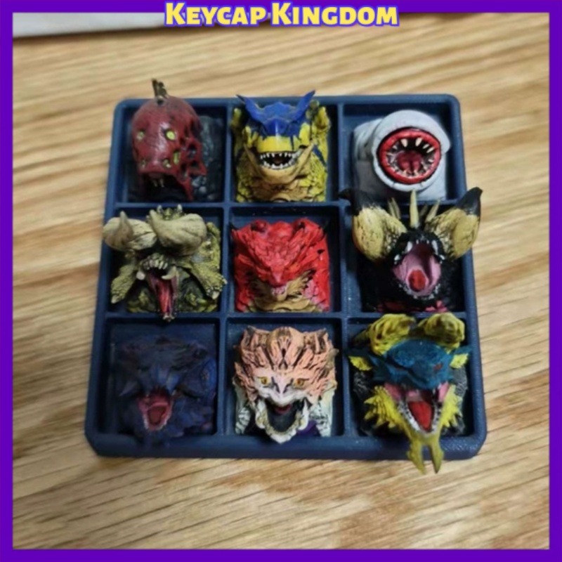 3D Printing Jobs - Monster Hunter Dragon Resin Custom Keycaps
