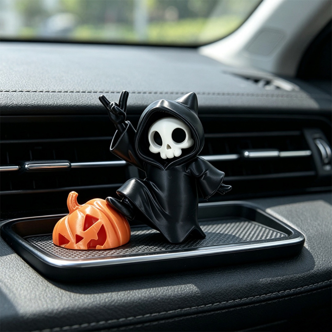 3D Printing Ghosting - Cat Ear Grim Reaper Halloween Figurine