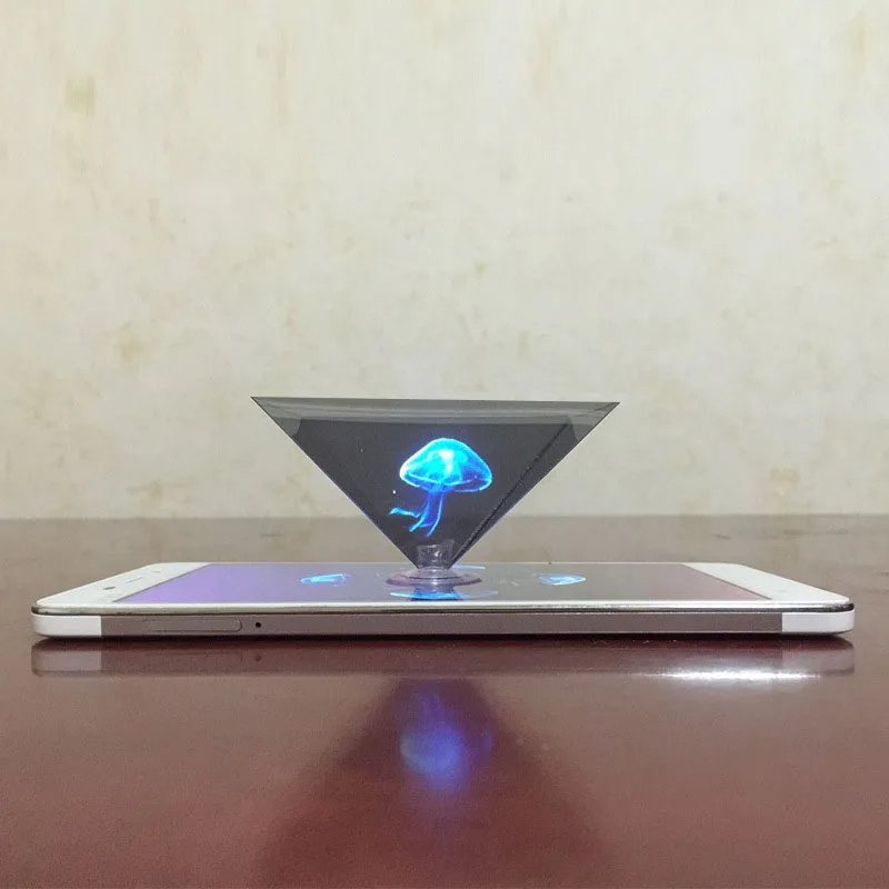 3D Printing Hologram - 3D Hologram Pyramid Display Projector Video