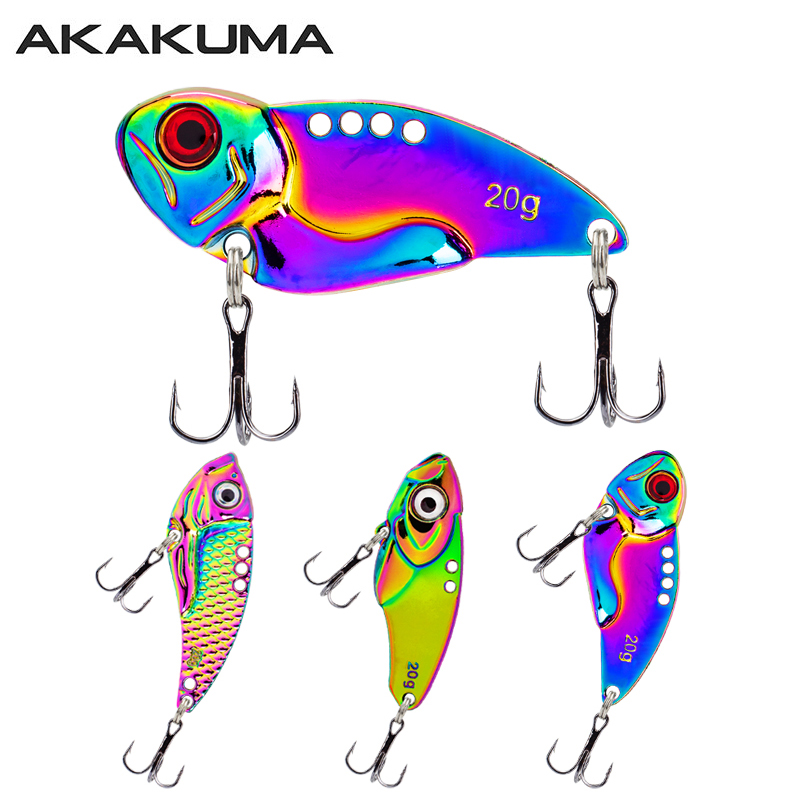 3D Printing Lure - 3PCS Metal Colorful VIB Lure 5g