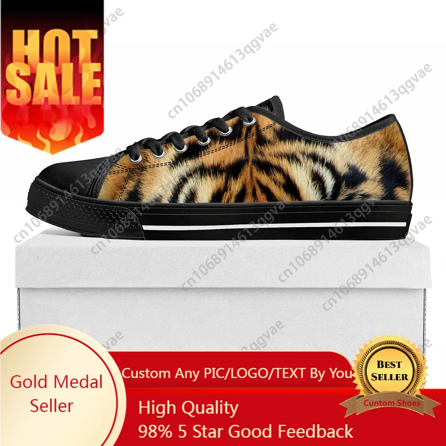 3D Printing Quality - Tiger Stripe 3D Print Low Top