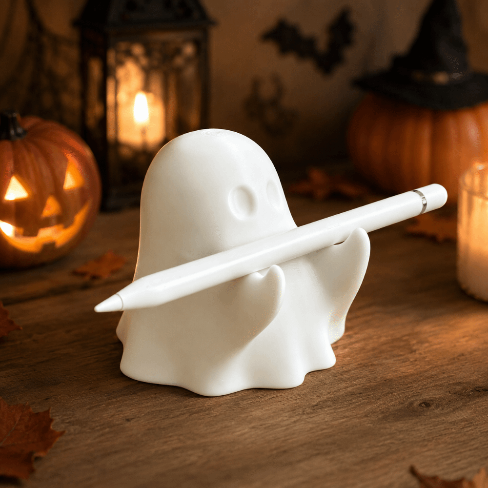 3D Printing Ghosting - 3D Printed Ghost Pen Holder Cute