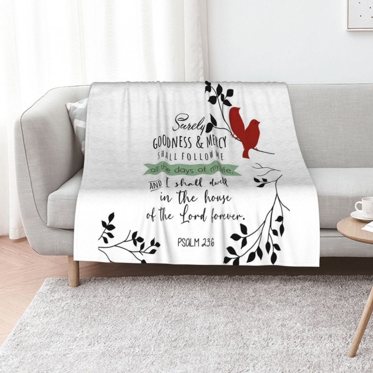 3D Printing Verse - Bible Verses Throw Blanket Elegant Warm