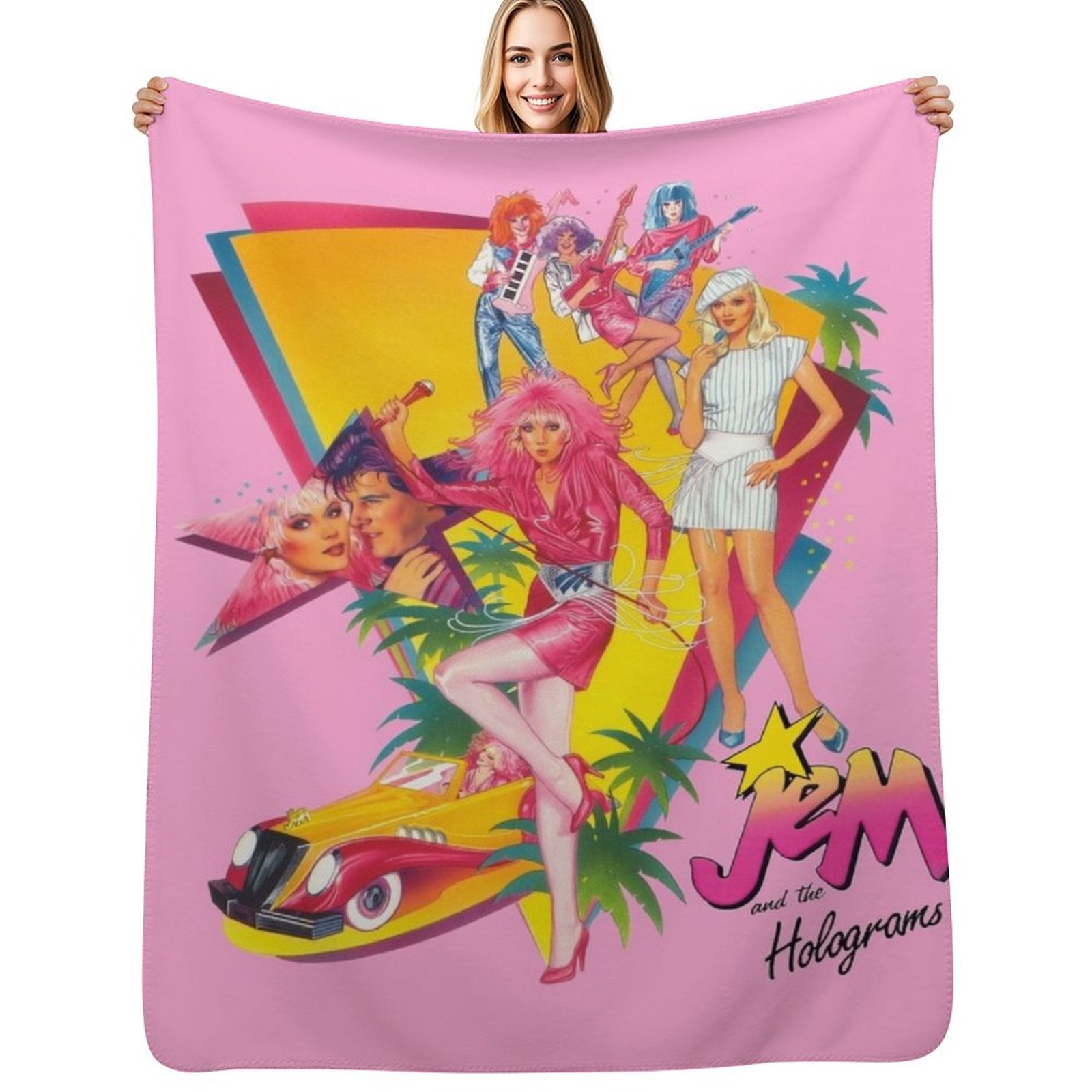 Jem and the Holograms Throw Bl - đánh giá và giá 3D Printing Hologram