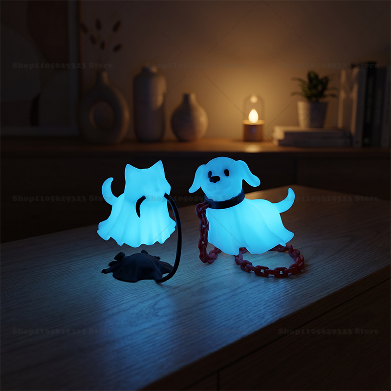 3D Printed Glow In Dark Ghost  - đánh giá và giá 3D Printing Ghosting