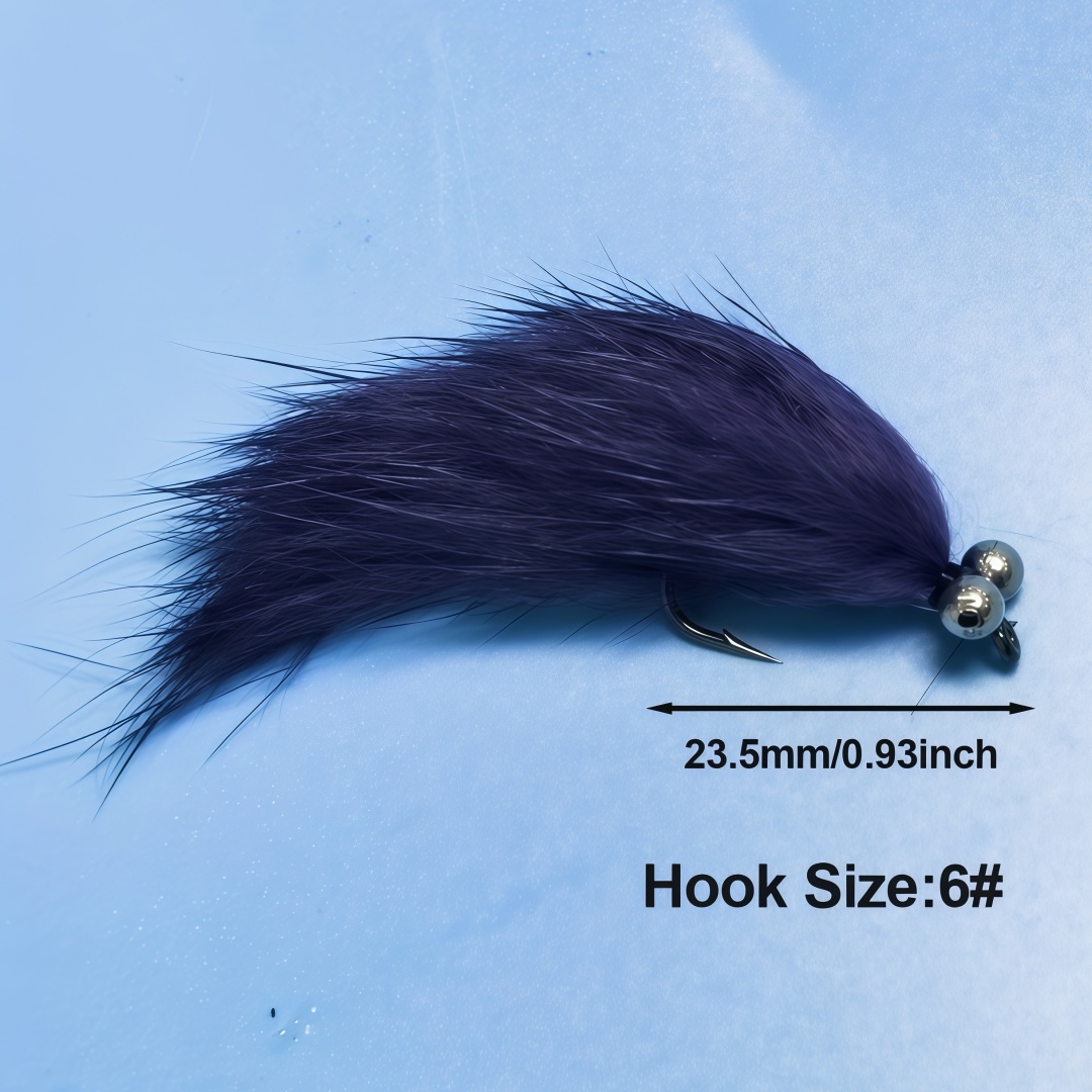 5PCS Zonker Streamer Flies wit - đánh giá và giá 3D Printing Lure