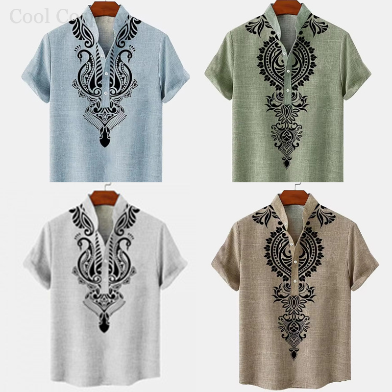 Male Retro Tops Henley Shirt M - đánh giá và giá 3D Printing Quality