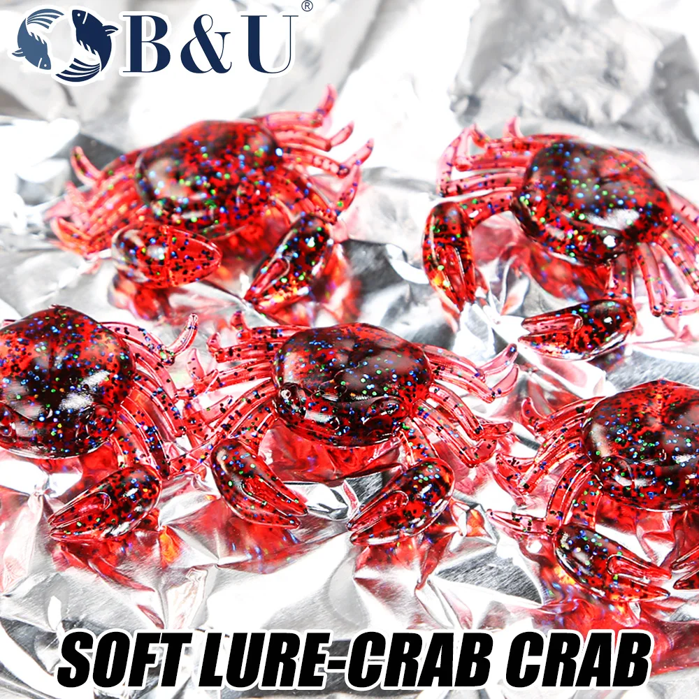 B&U 12pcs Crab Lure 3D Simulat - đánh giá và giá 3D Printing Lure