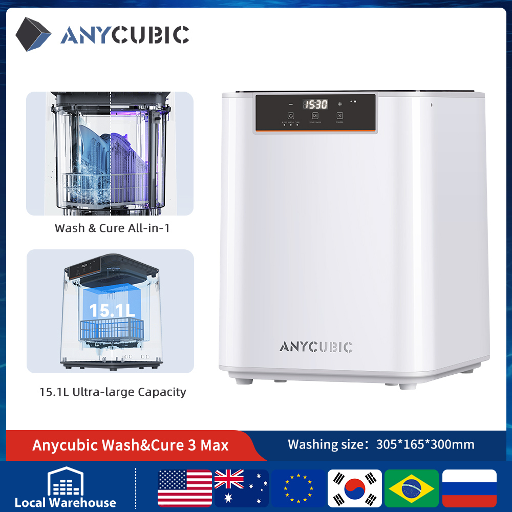 ANYCUBIC Rửa Và Chữa 2.0 Màn H - đánh giá và giá 3D Printing Sla