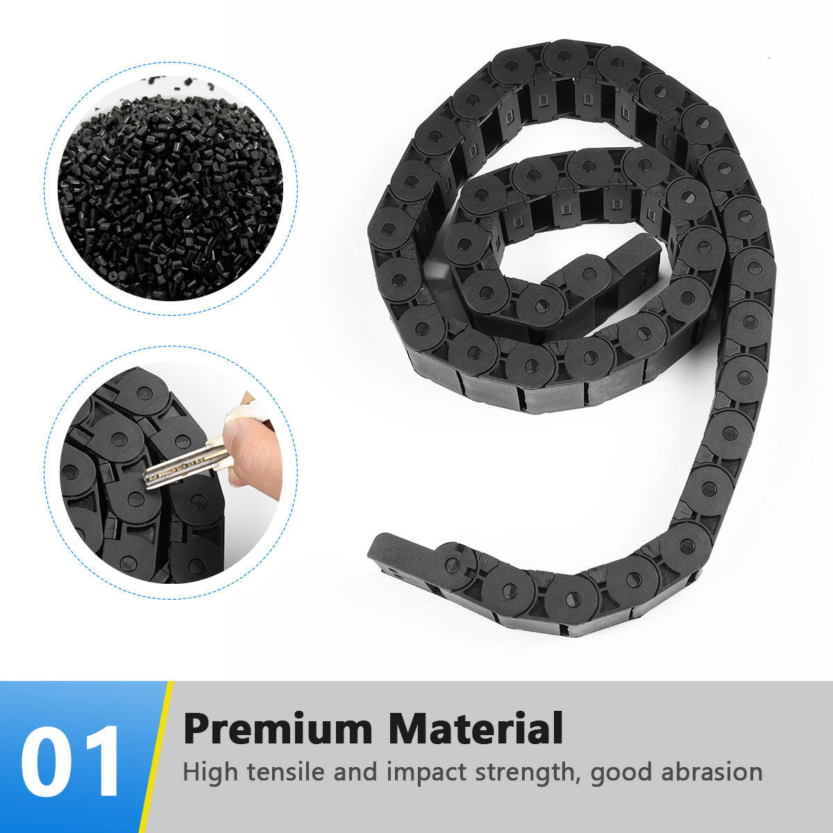 1M Black Plastic Cable Carrier - đánh giá và giá 3D Printing Machine