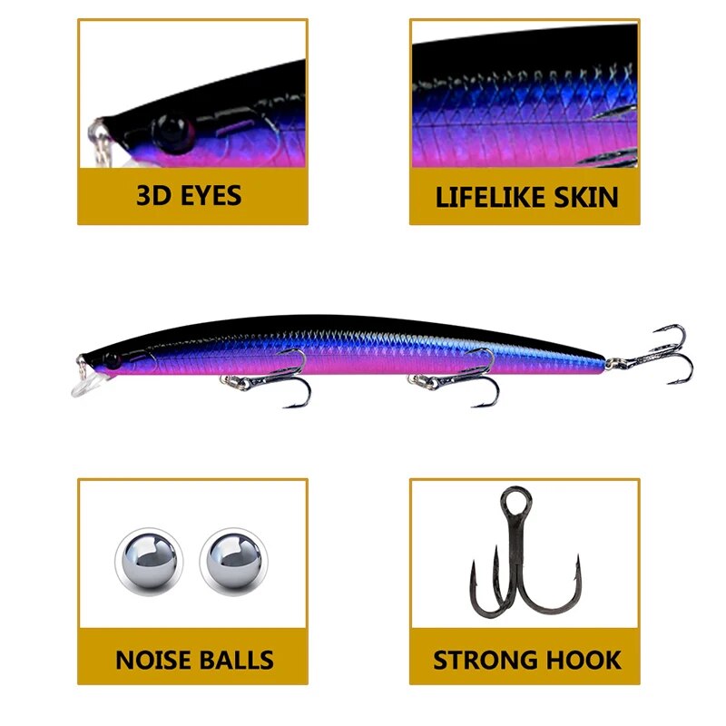 Minnow Fishing Lure Laser Hard - đánh giá và giá 3D Printing Lure