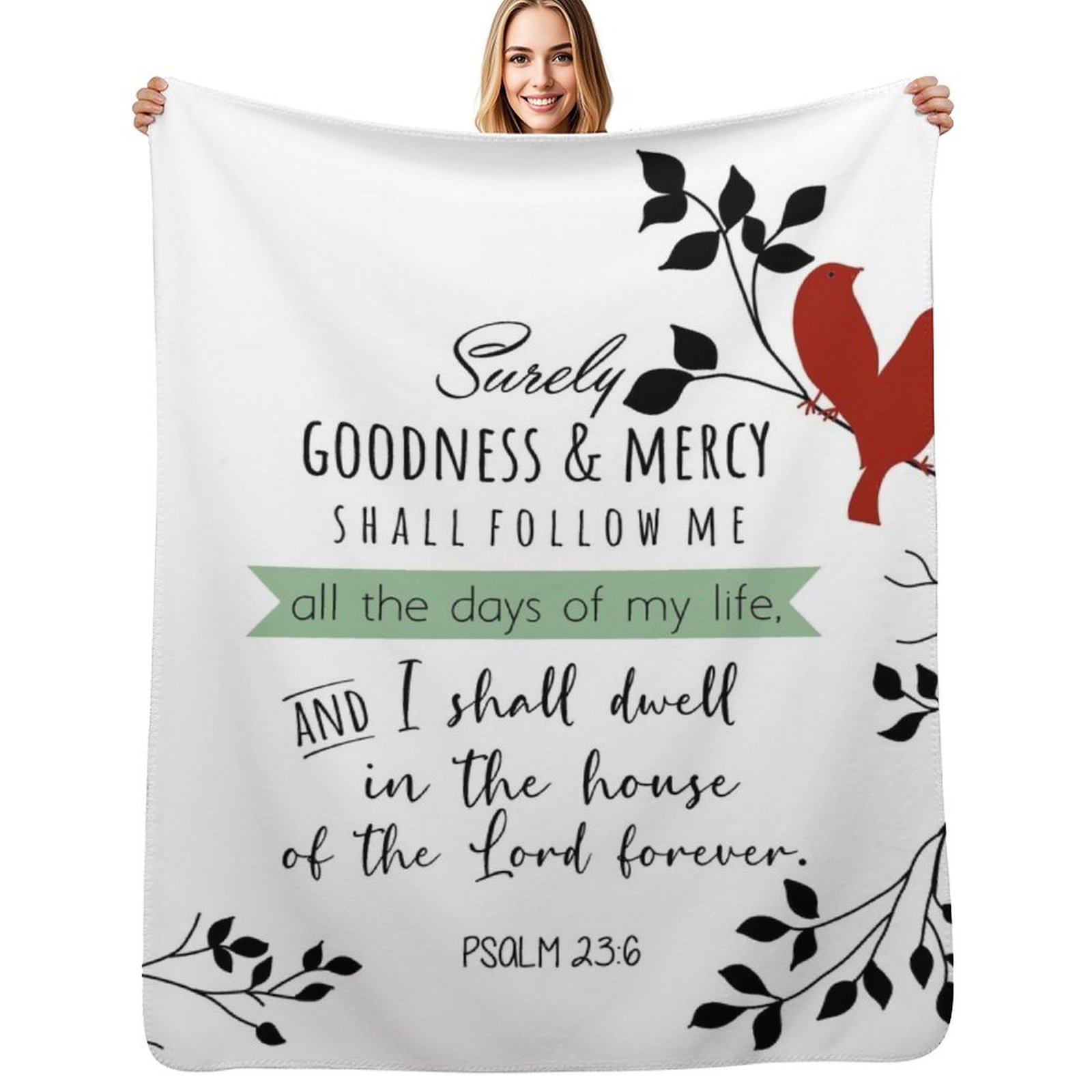 Bible Verses Throw Blanket Wri - đánh giá và giá 3D Printing Verse