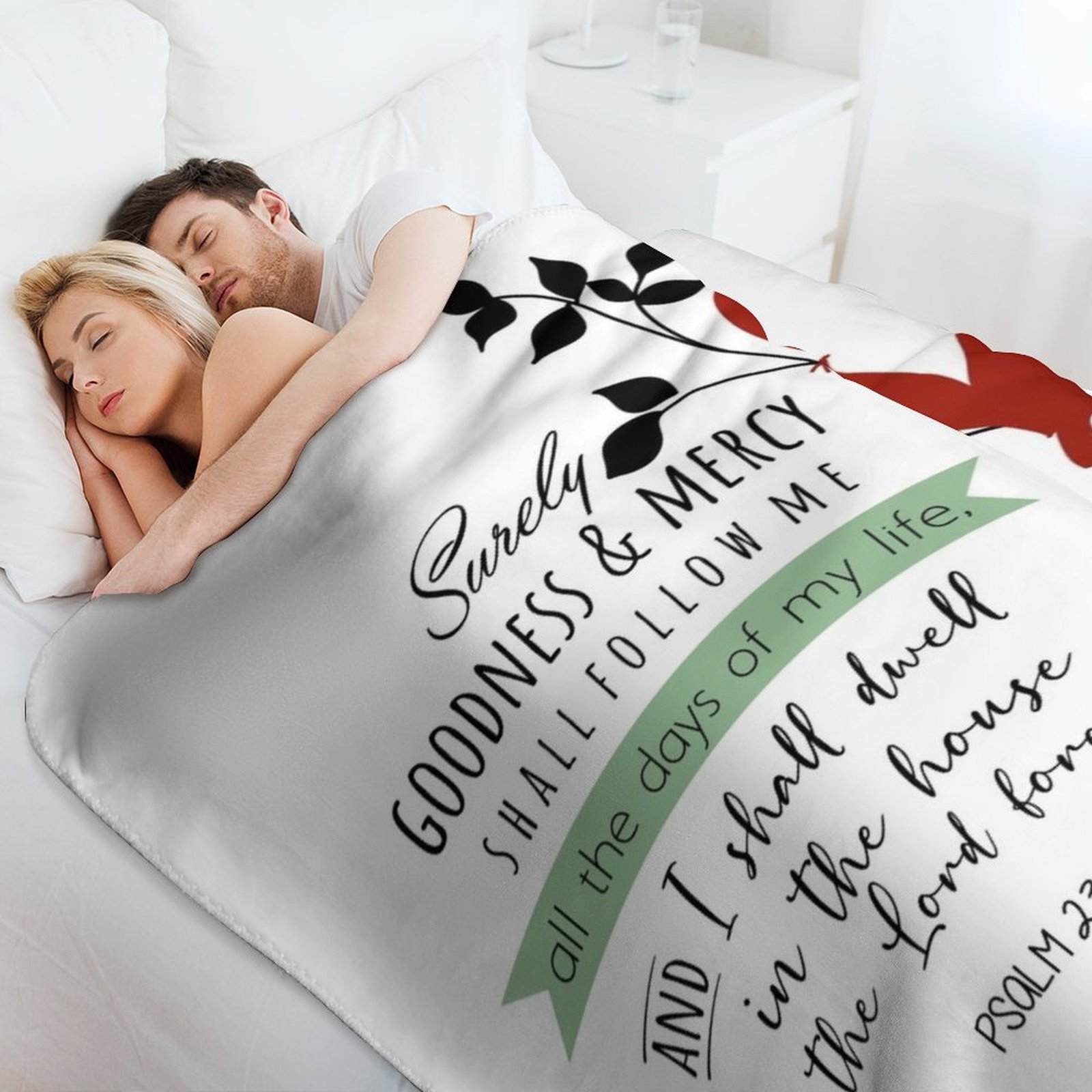 Bible Verses Throw Blanket Wri - đánh giá và giá 3D Printing Verse