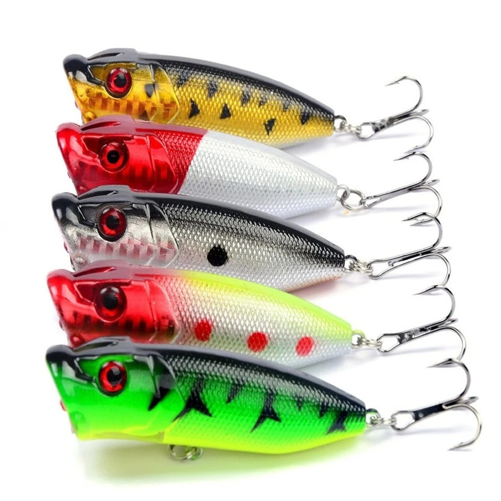 5Pcs Popper Fishing Lures 3d E - đánh giá và giá 3D Printing Lure