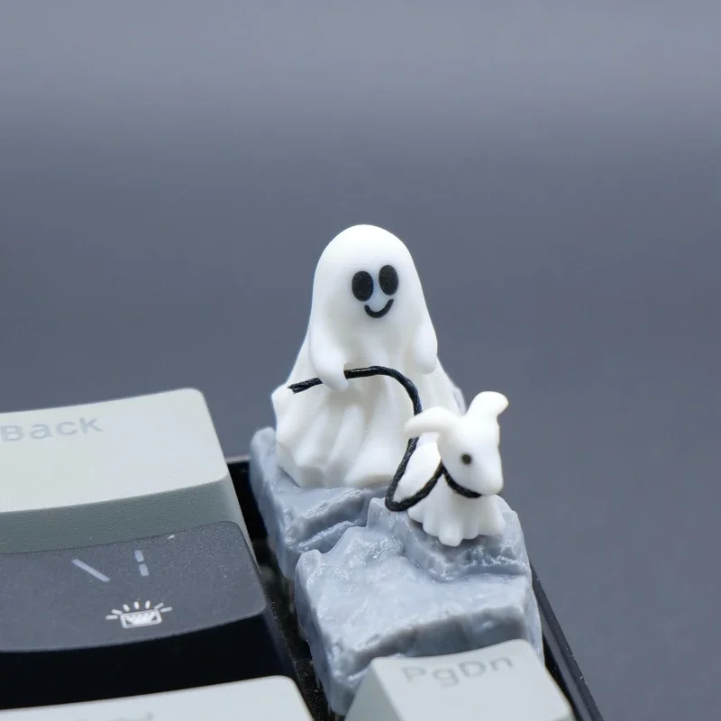 Ghost Puppy Resin Keycap Custo - đánh giá và giá 3D Printing Ghosting