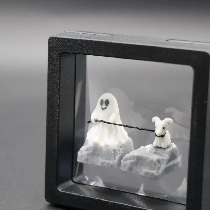 Ghost Puppy Resin Keycap Custo - đánh giá và giá 3D Printing Ghosting