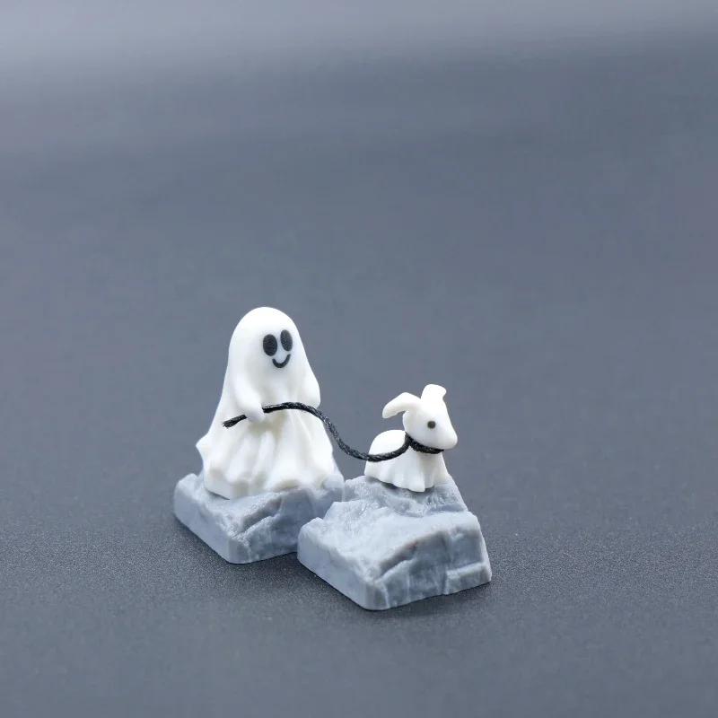 Ghost Puppy Resin Keycap Custo - đánh giá và giá 3D Printing Ghosting