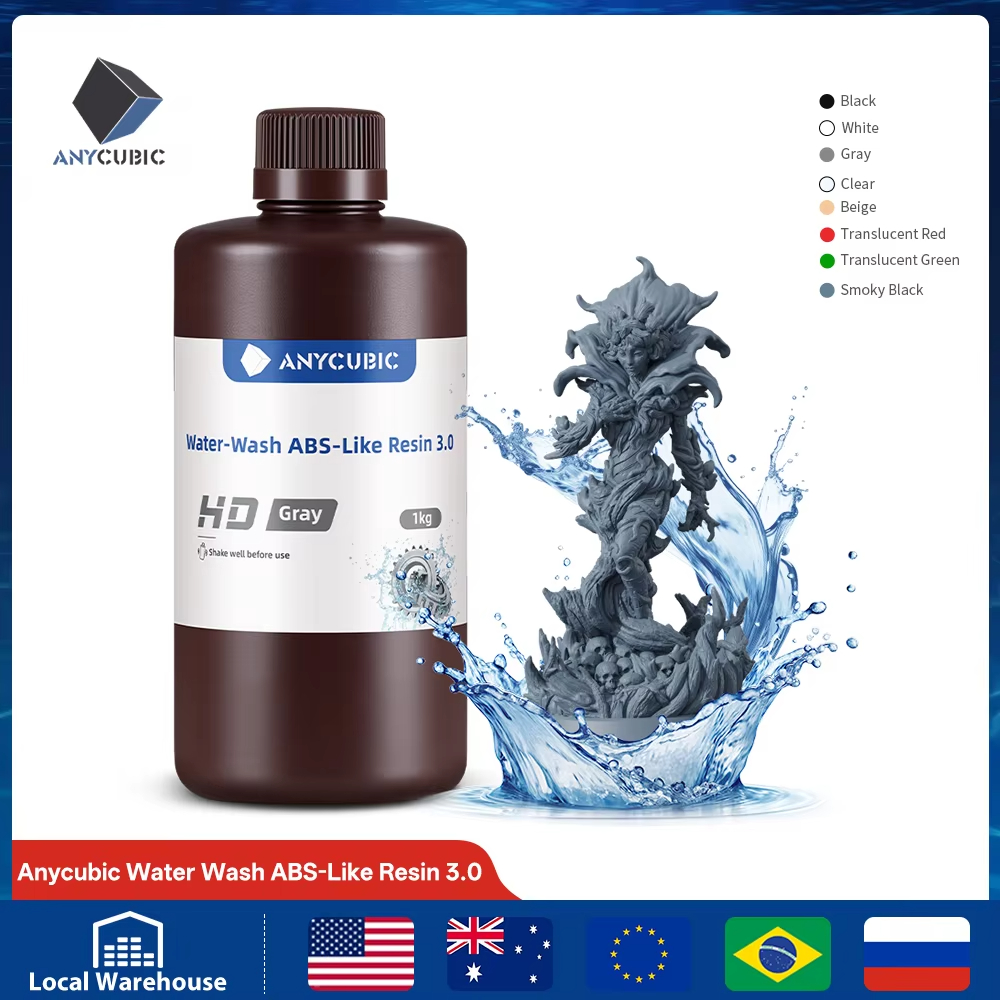 ANYCUBIC Water-Washable Like A - đánh giá và giá 3D Printing Sla
