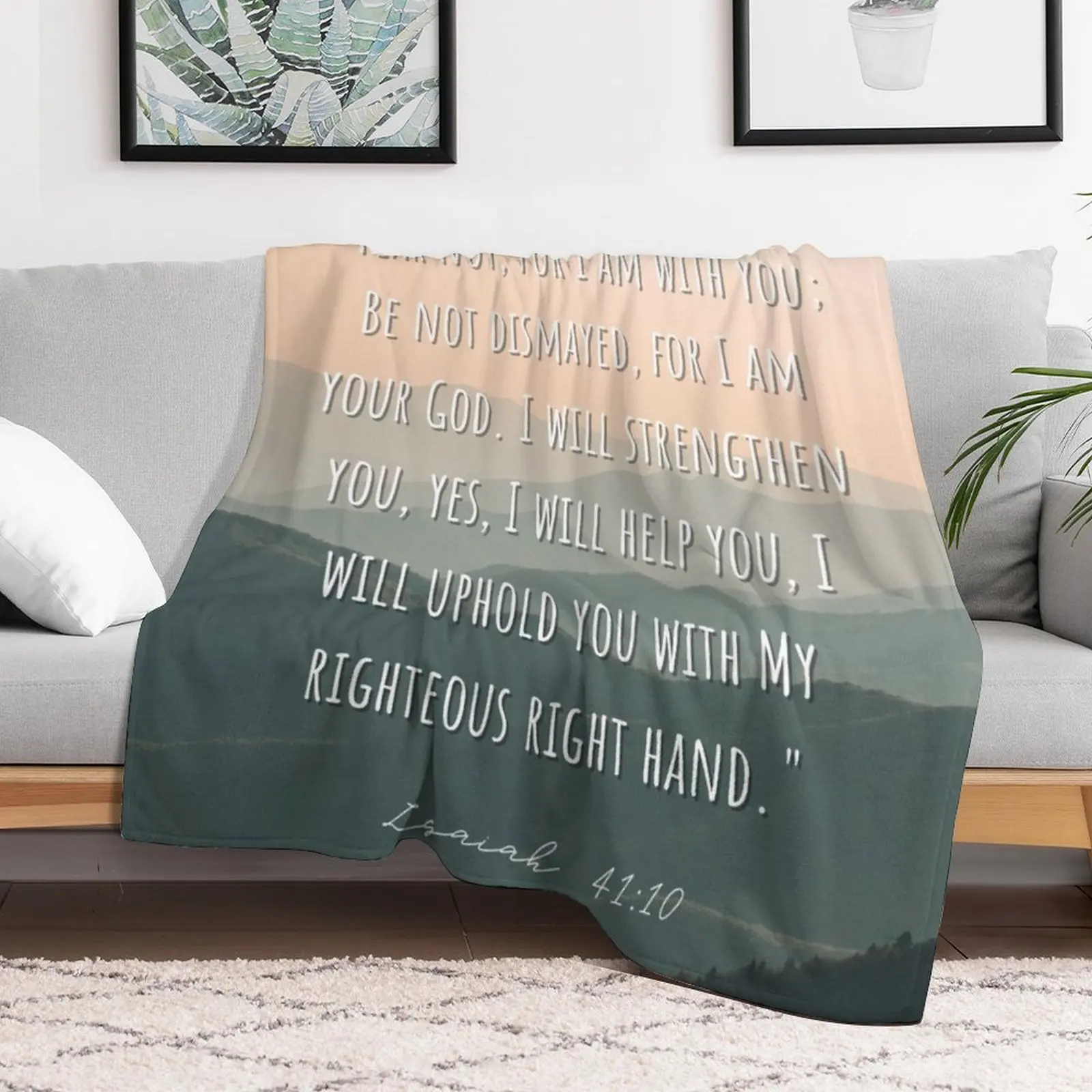 Christian Bible Verse Throw Bl - đánh giá và giá 3D Printing Verse