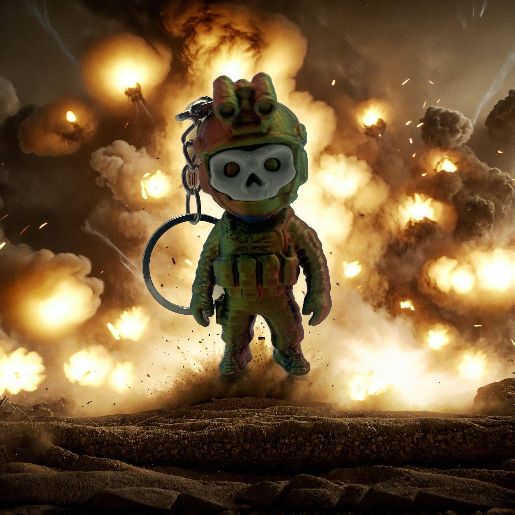 2026 Cute Ghost Warrior Callin - đánh giá và giá 3D Printing Ghosting