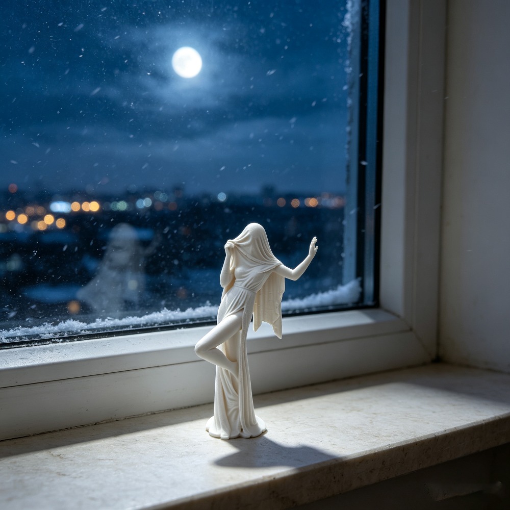 Mystery Dancing Ghost Lady Fig - đánh giá và giá 3D Printing Ghosting