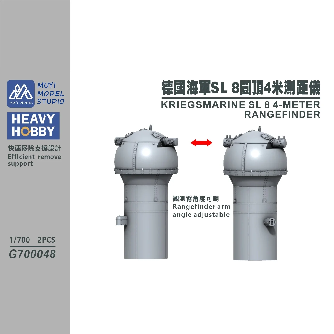 MUYI MODEL 1/700 G700048 KRIEG - đánh giá và giá 3D Printing Sla