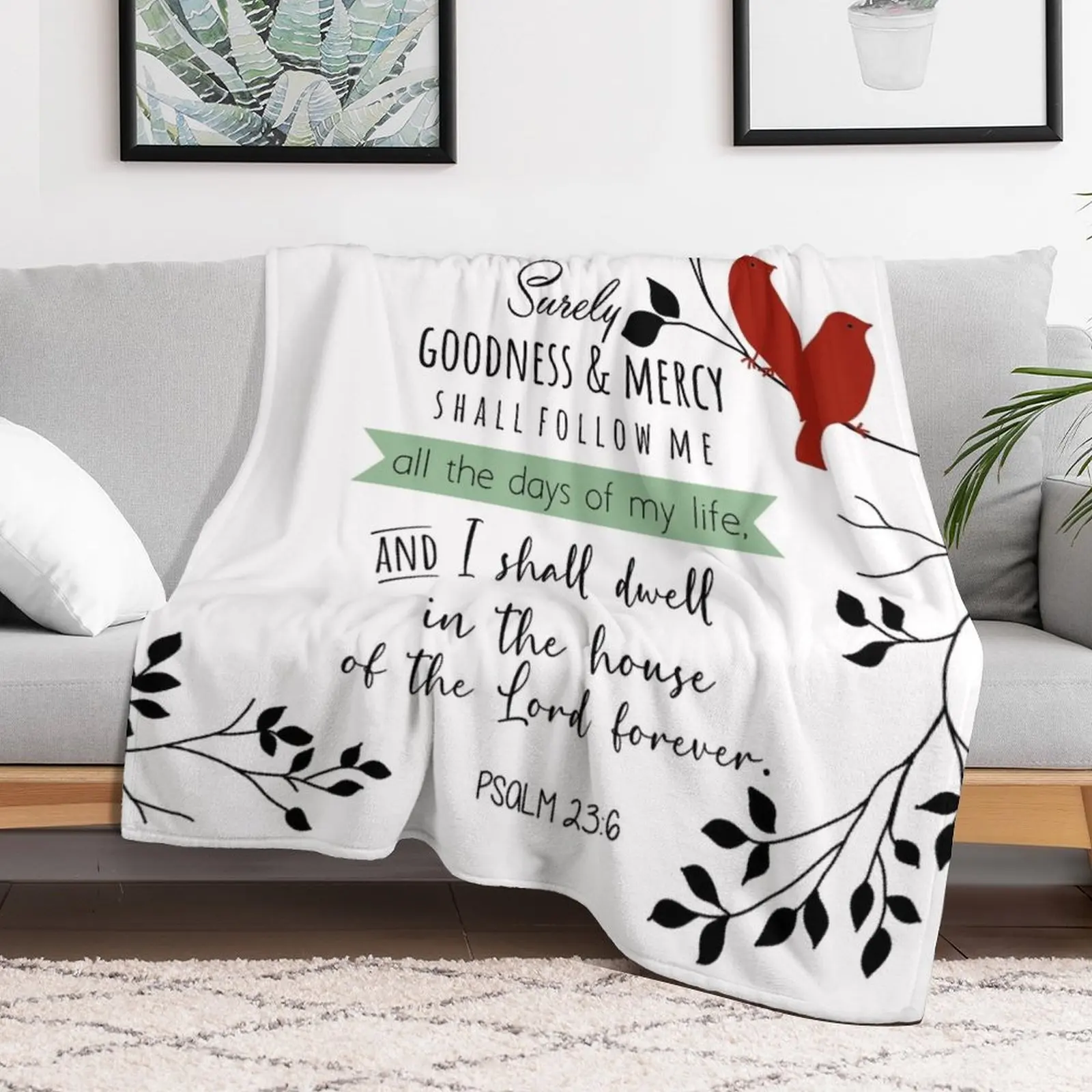 Bible Verses Throw Blanket Ver - đánh giá và giá 3D Printing Verse