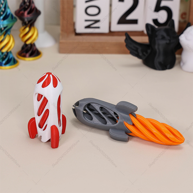3D Printed Spiral Cone Toy Min - đánh giá và giá 3D Printing Ghosting