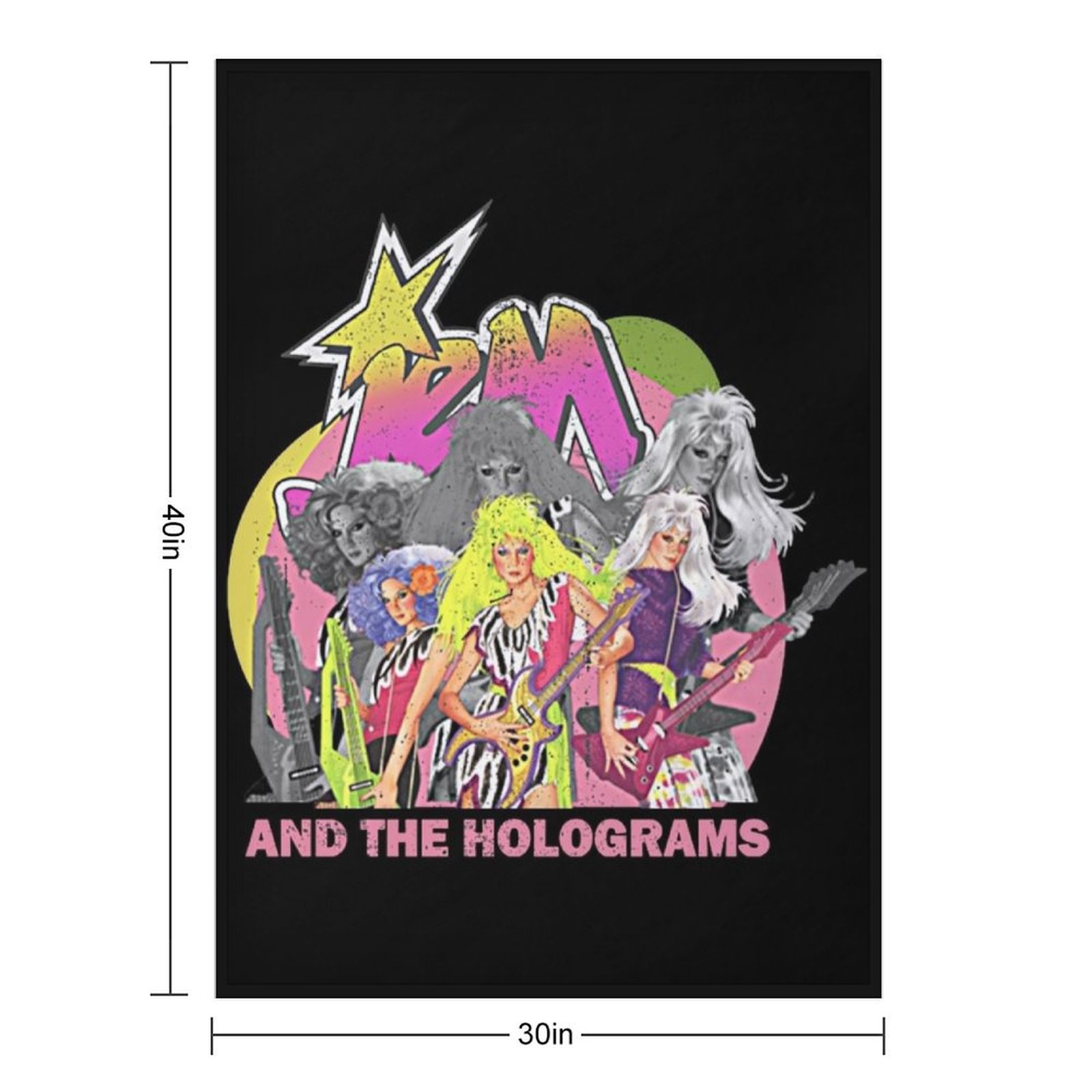 Jem Retro and the holograms Th - đánh giá và giá 3D Printing Hologram