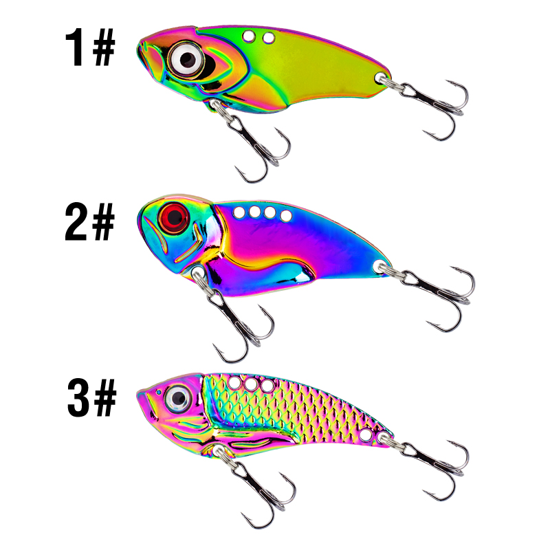 3PCS Metal Colorful VIB Lure 5 - đánh giá và giá 3D Printing Lure