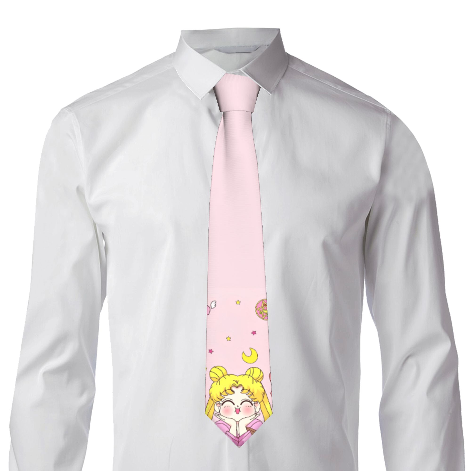 Mens Tie Cartoon Moons 3D Prin - đánh giá và giá 3D Printing Quality