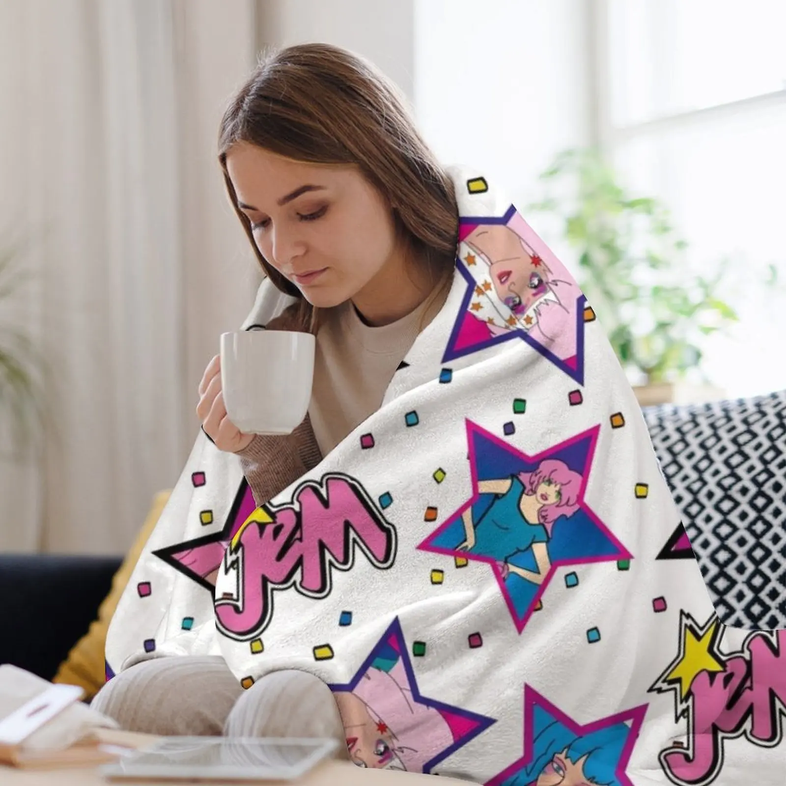 jem and the holograms Throw Bl - đánh giá và giá 3D Printing Hologram