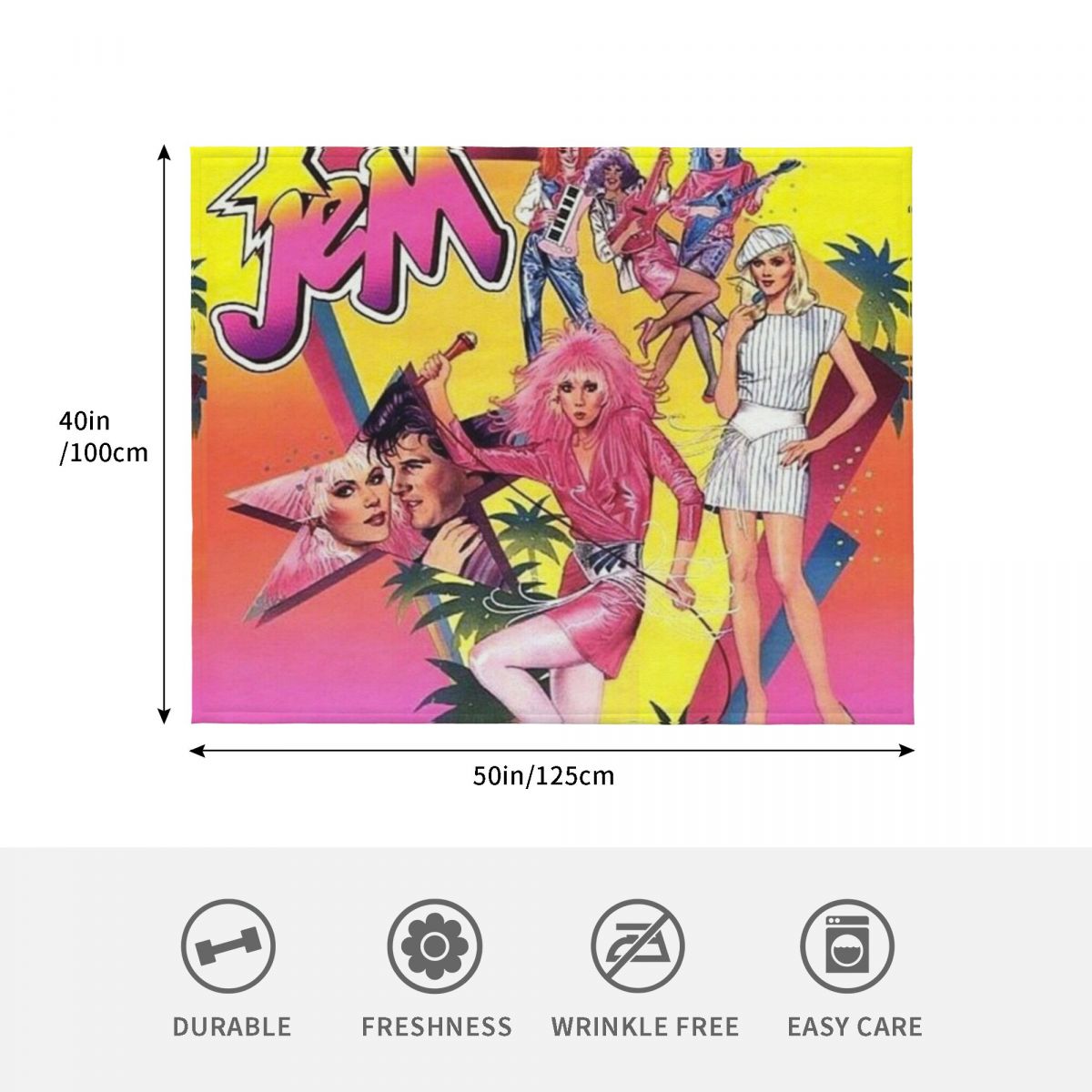 Jem and the holograms Throw Bl - đánh giá và giá 3D Printing Hologram