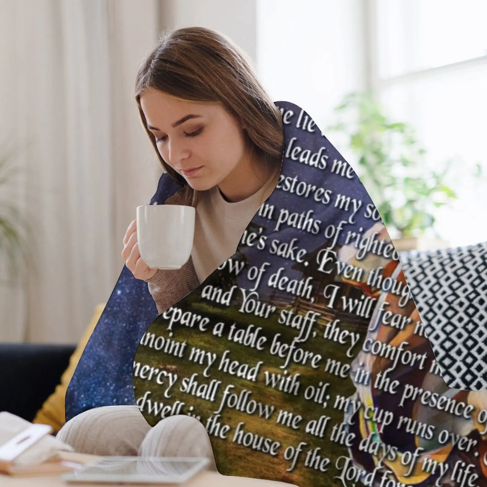 Psalm 23 Bible Verse Throw Bla - đánh giá và giá 3D Printing Verse
