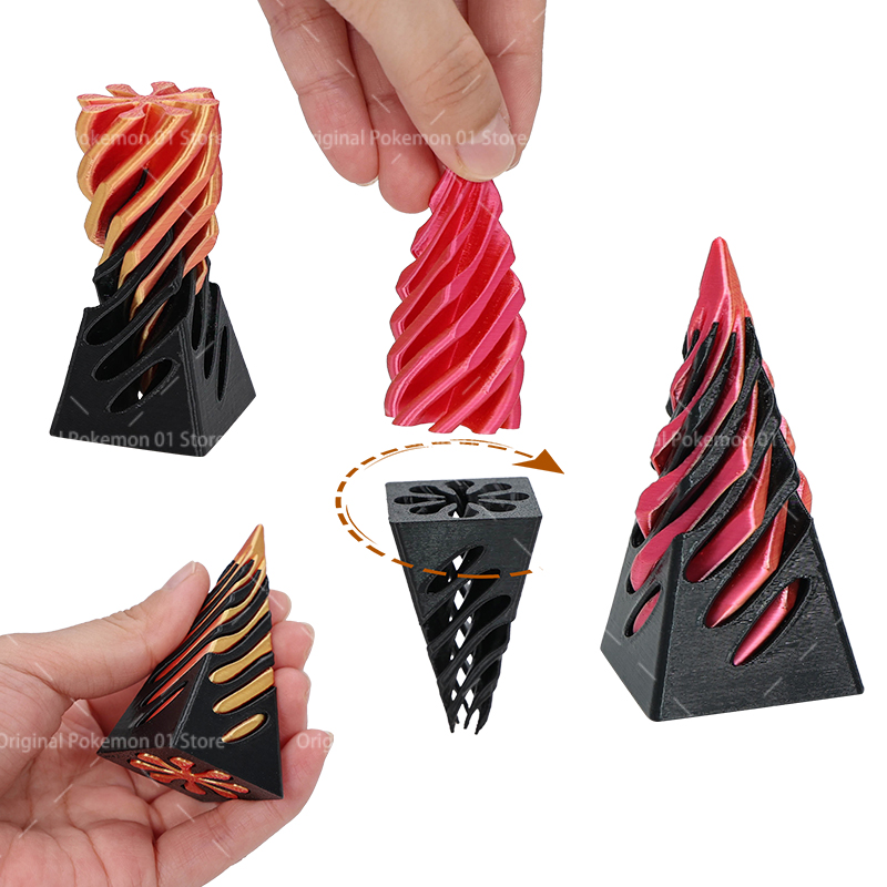 3D Printed Spiral Cone Fidget  - đánh giá và giá 3D Printing Ghosting
