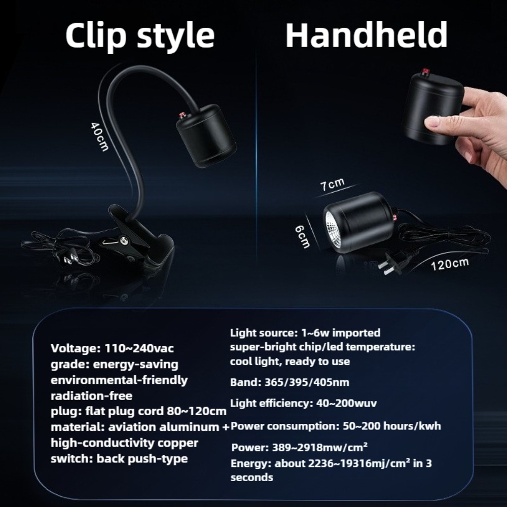 Handheld Clamp UV Curing Lamp  - đánh giá và giá 3D Printing Sla