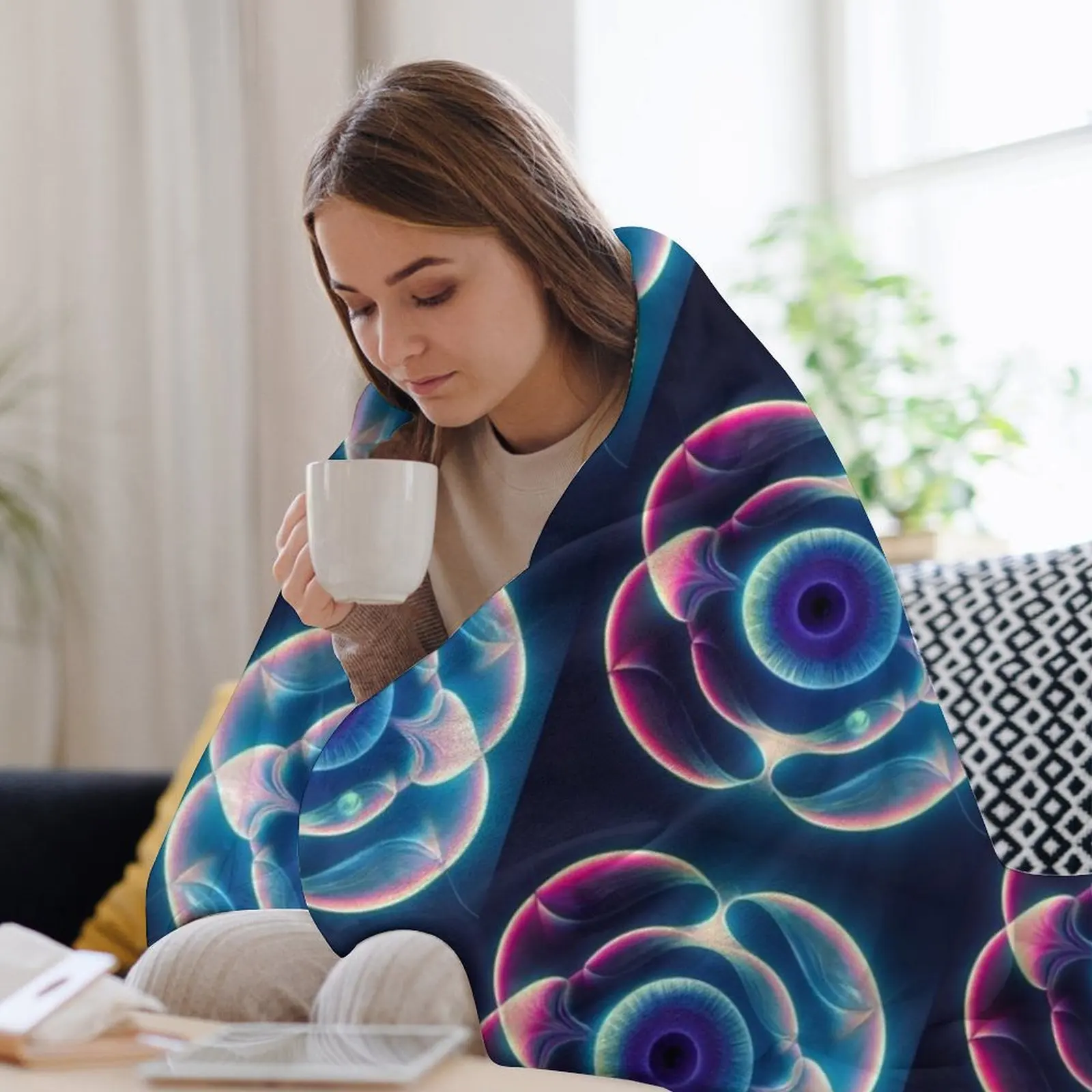 Sacred Geometry Hologram Throw - đánh giá và giá 3D Printing Hologram