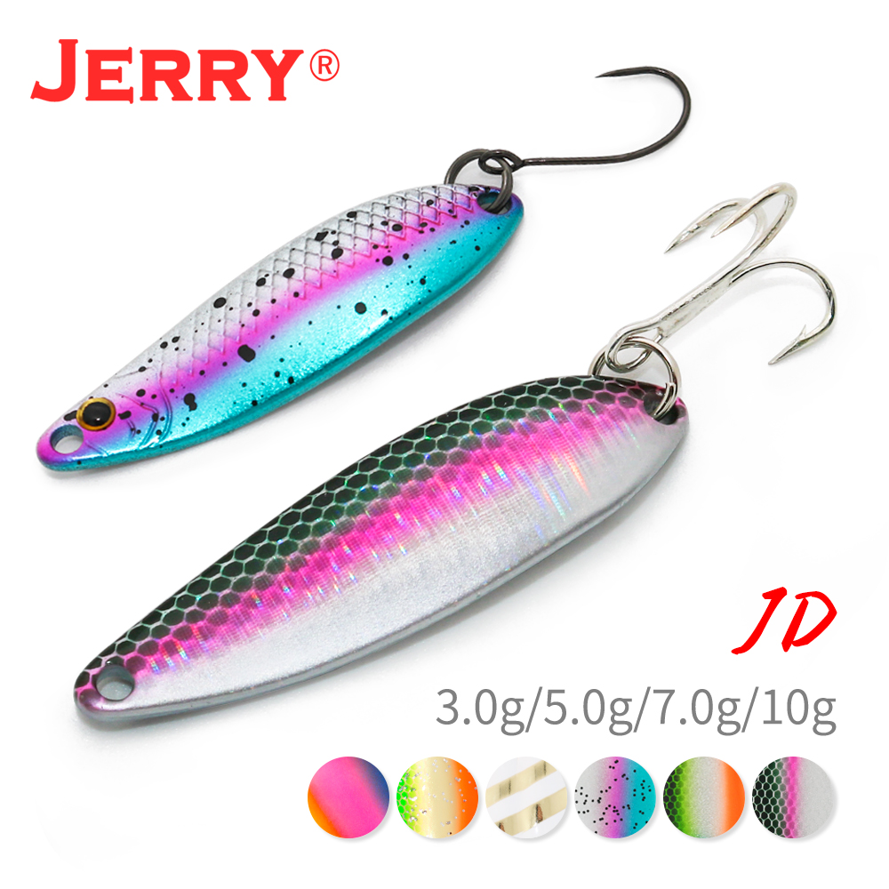 Jerry JD Nhân Tạo Thìa Dụ 7G 1 - đánh giá và giá 3D Printing Lure