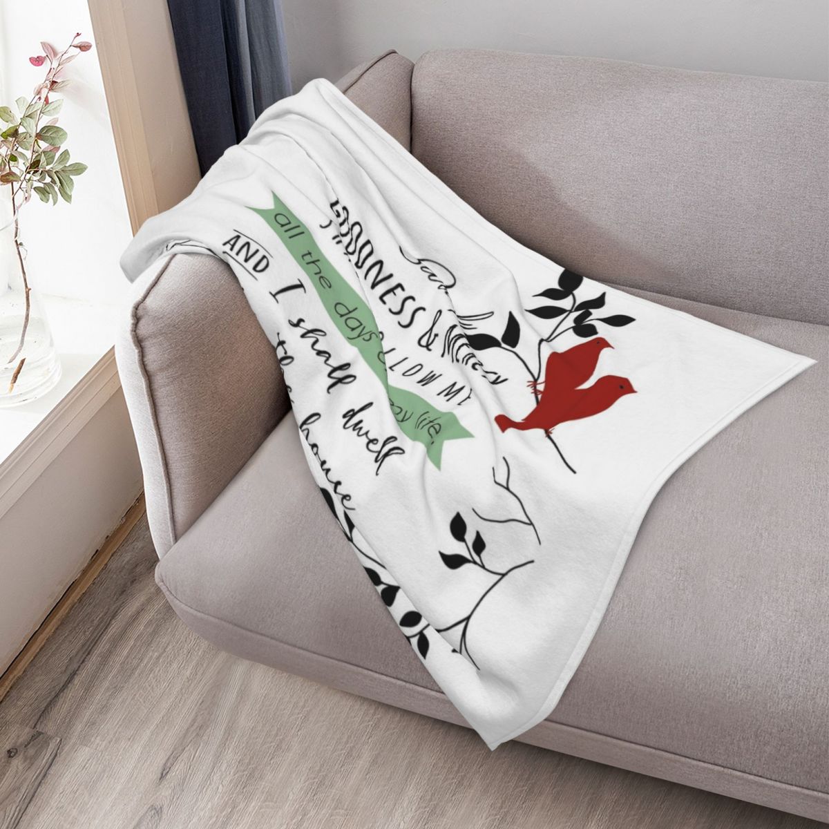 Bible Verses Throw Blanket Ele - đánh giá và giá 3D Printing Verse