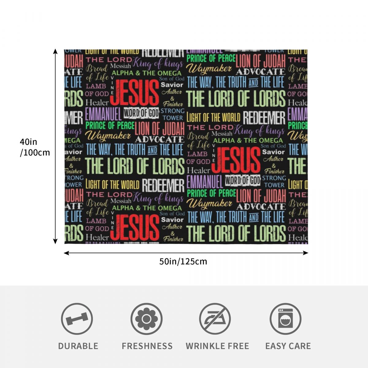 Names of God Lord Jesus Christ - đánh giá và giá 3D Printing Verse