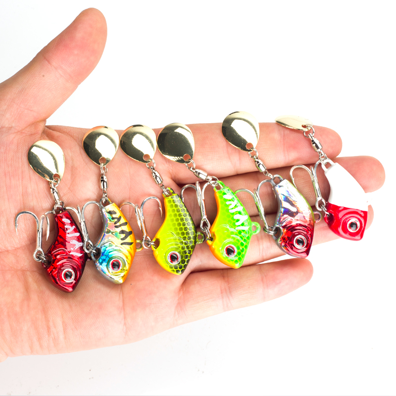 6PC 5g/7g/10g/14g/20g Rotating - đánh giá và giá 3D Printing Lure